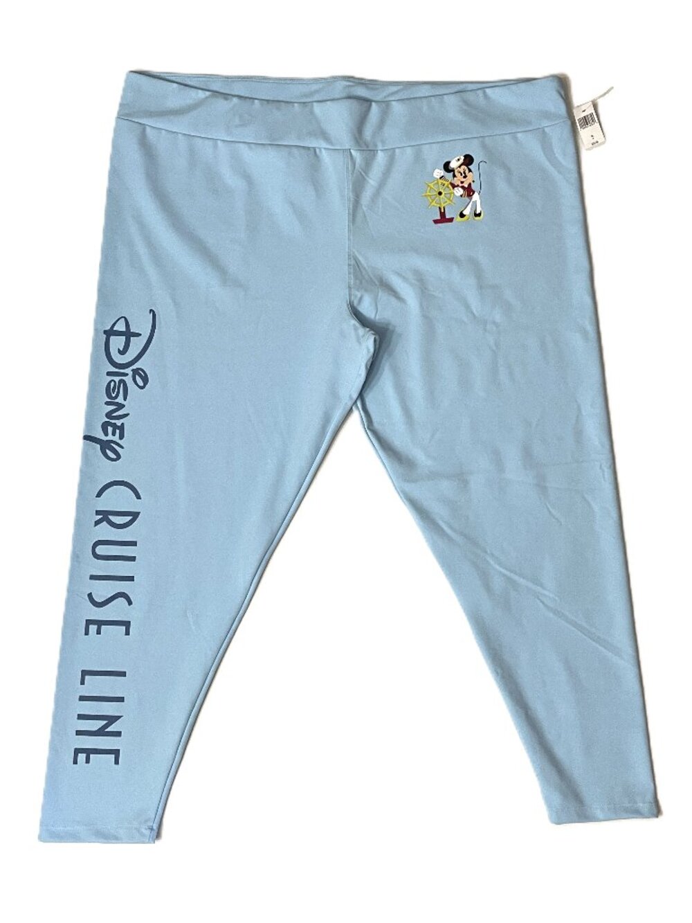 Disney Cruise Line Leggings Women's Plus Size 3X Blue Minnie Mouse NWT Stretch